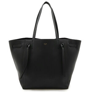 Celine Cabas Phantom Tote Bag Shoulder Hobo Leather Black